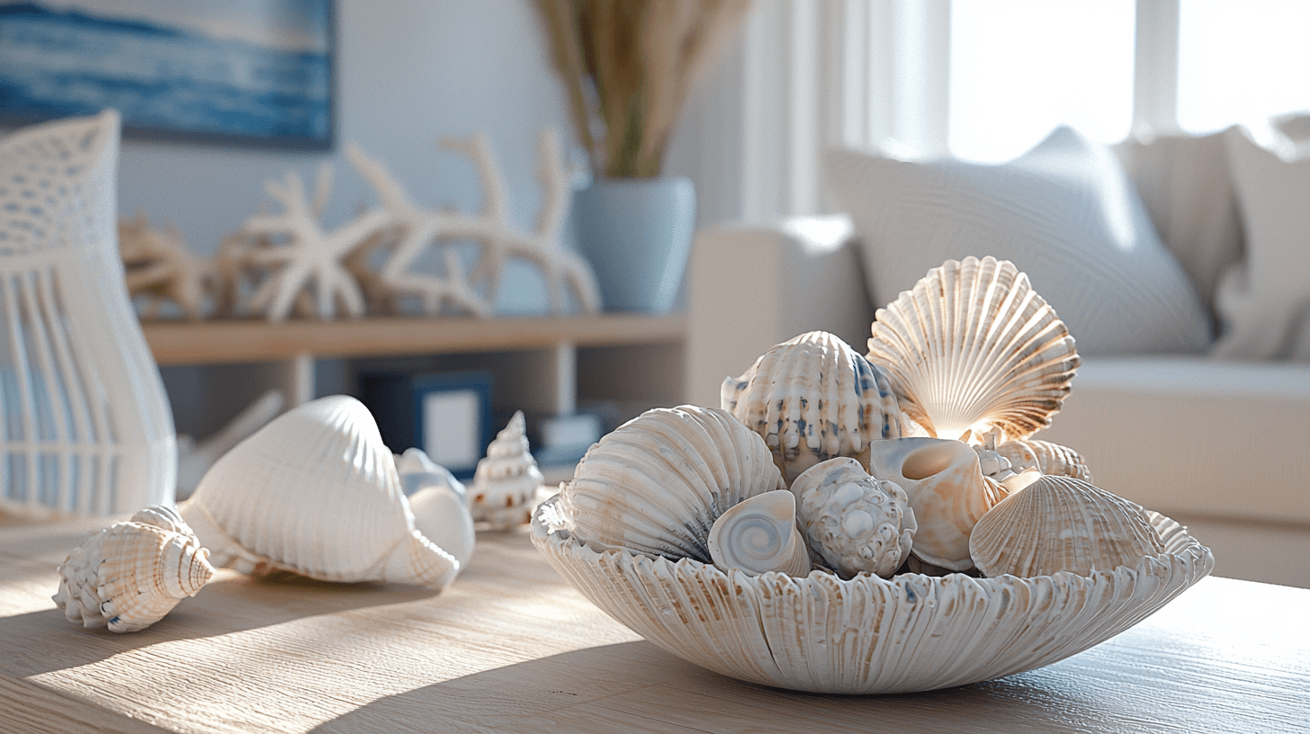 Muscheln: Meeresakzente für eine erfrischende Atmosphäre