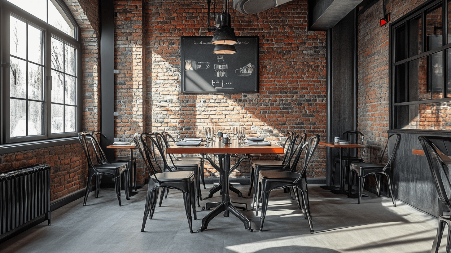 Industrieller Charme im städtischen Esszimmer