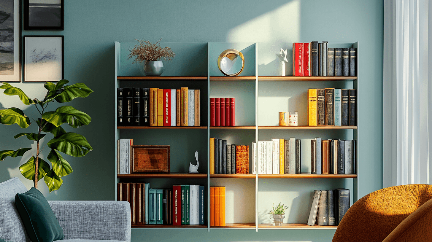 Bücherregale als Hingucker einrichten