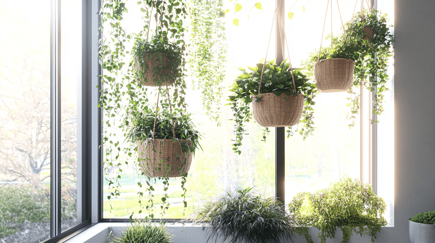 Blumenampeln als Dekoration: Schwebende Gärten für deine vier Wände