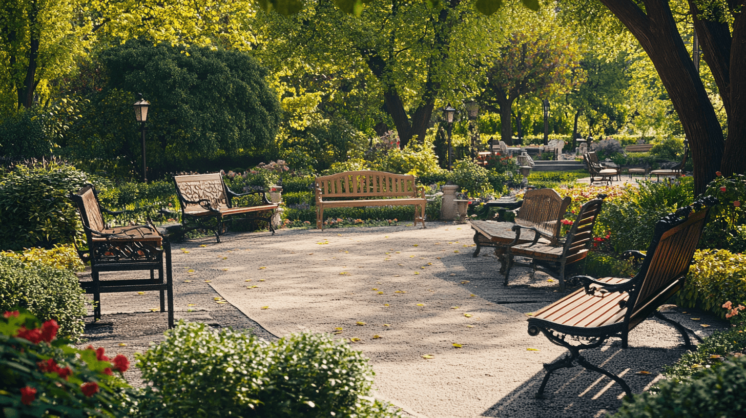 Gartenmöbel: Bänke, Stühle und andere Sitzmöglichkeiten