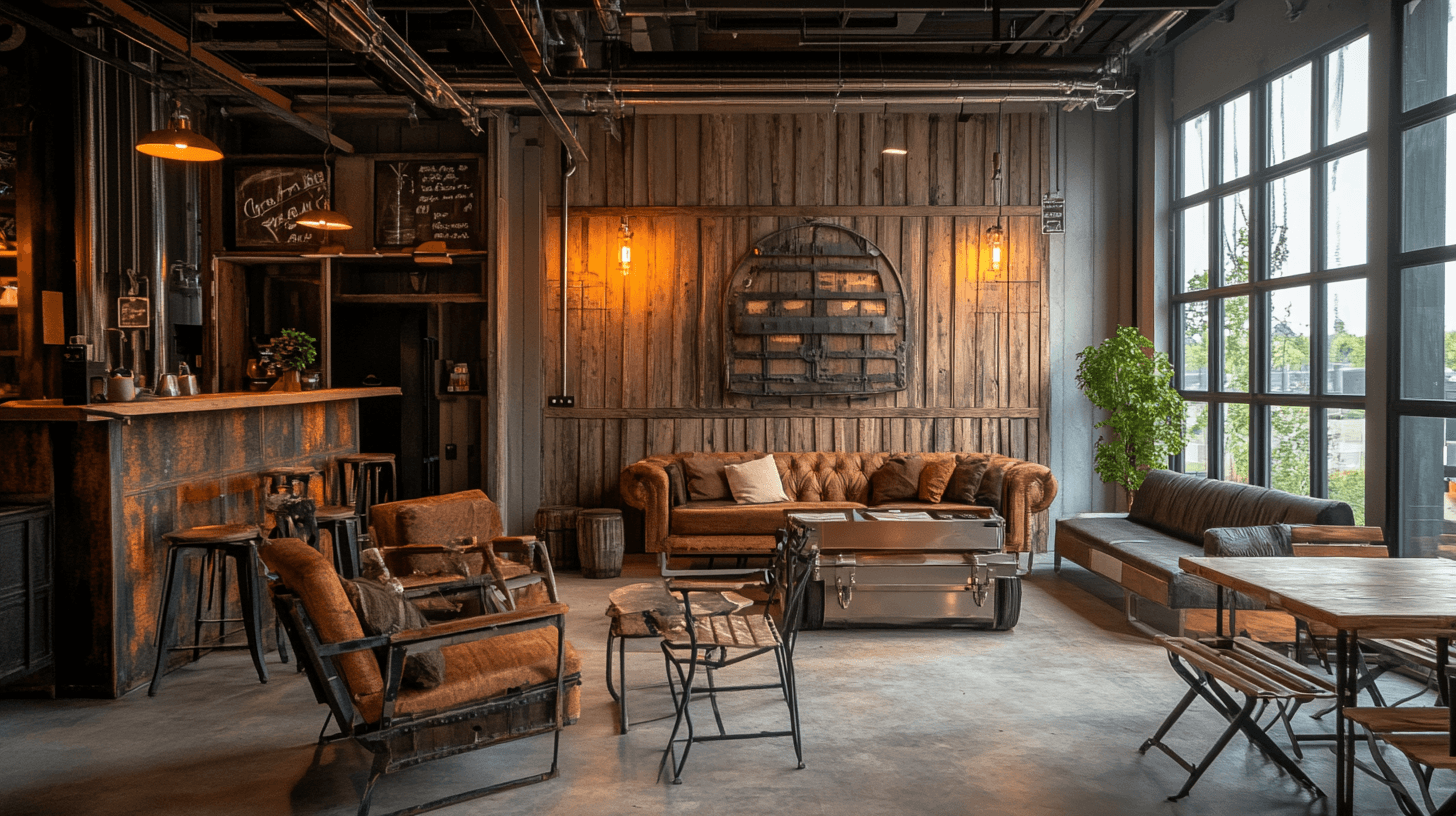 Rustikaler Industrie-Stil: Die Anziehungskraft von Holz und Metall
