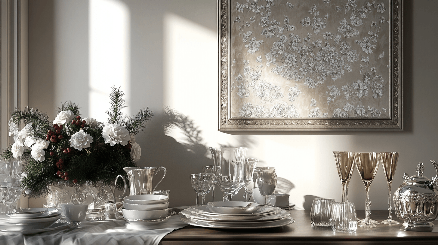 Stilvolle Accessoires, die deinem Esszimmer eine elegante Note verleihen