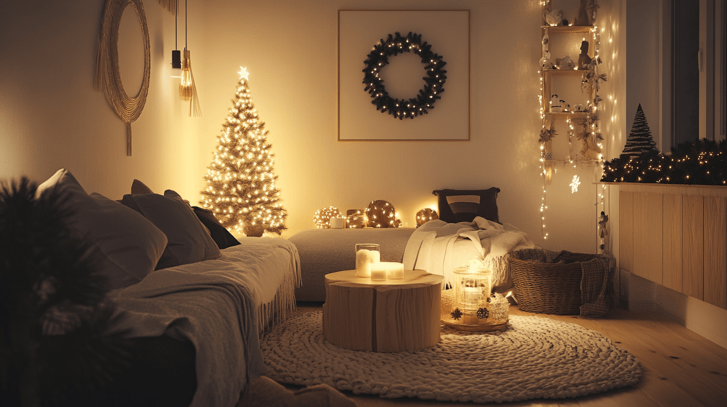 Weihnachtsdekoration im skandinavischen Stil: Schlicht und Feierlich