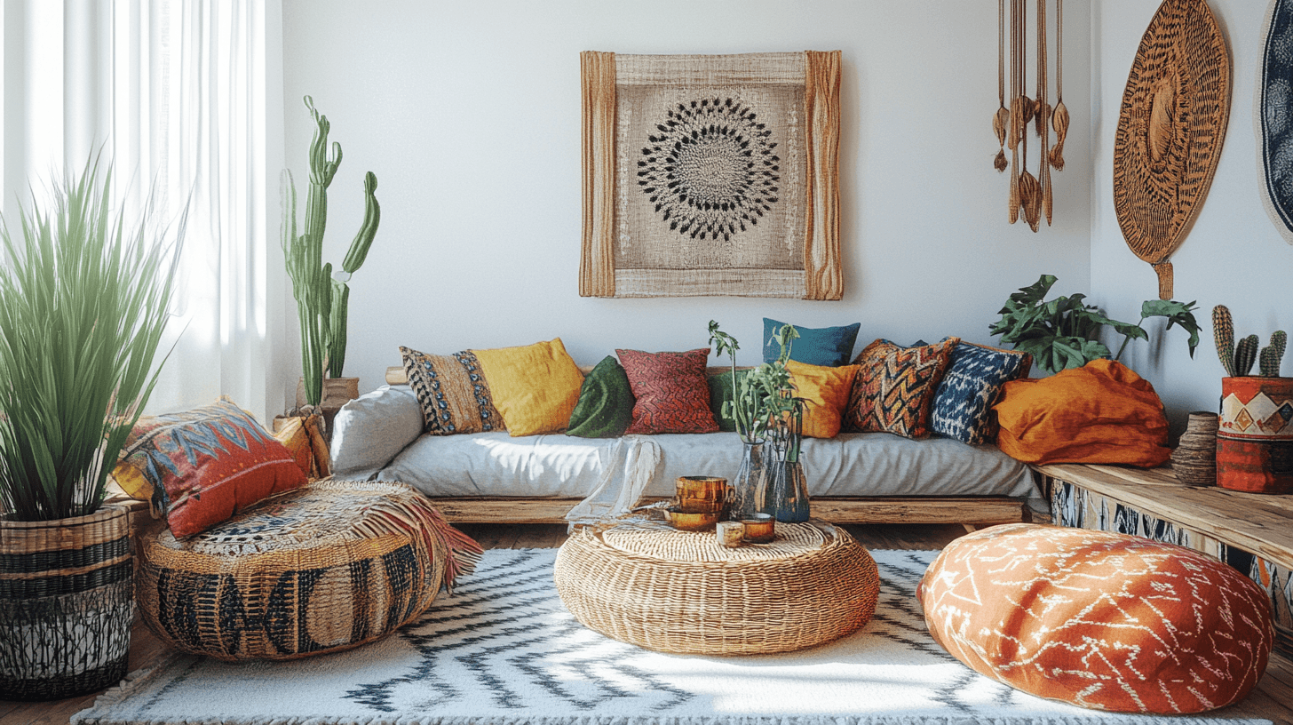 Boho-Chic: Lebendige Töne und organische Stoffe