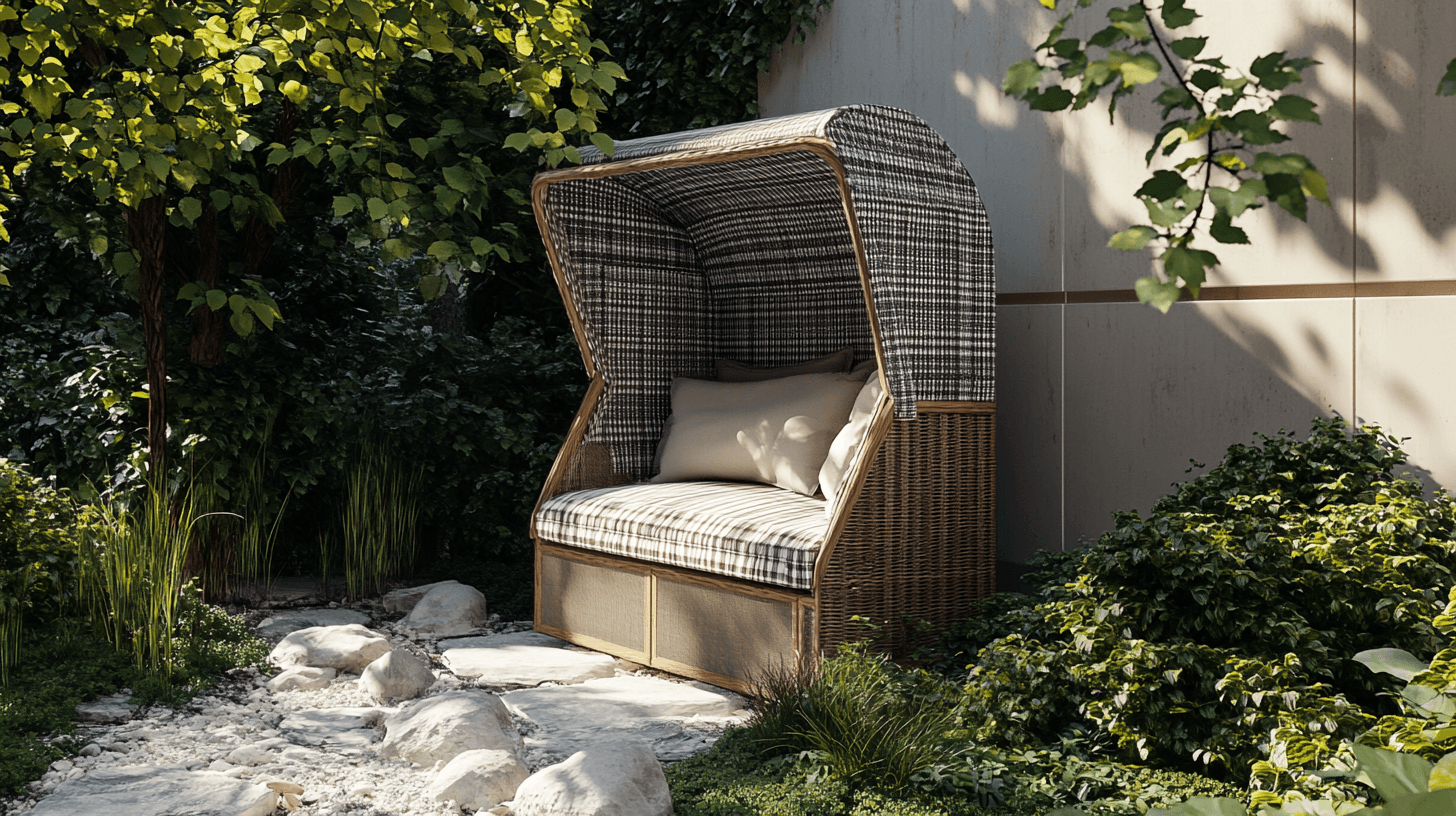 Ferienatmosphäre daheim: Strandkörbe für den Garten und den Balkon