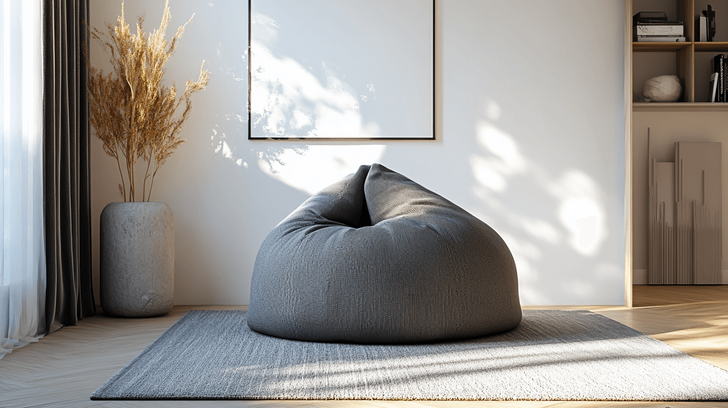 Sitzsäcke im Wohnzimmer: Elegante Rückzugsorte zum Entspannen