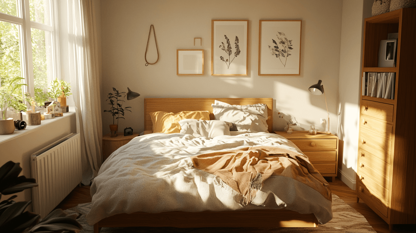 Schlafzimmer im skandinavischen Stil: Weniger ist mehr, aber trotzdem behaglich