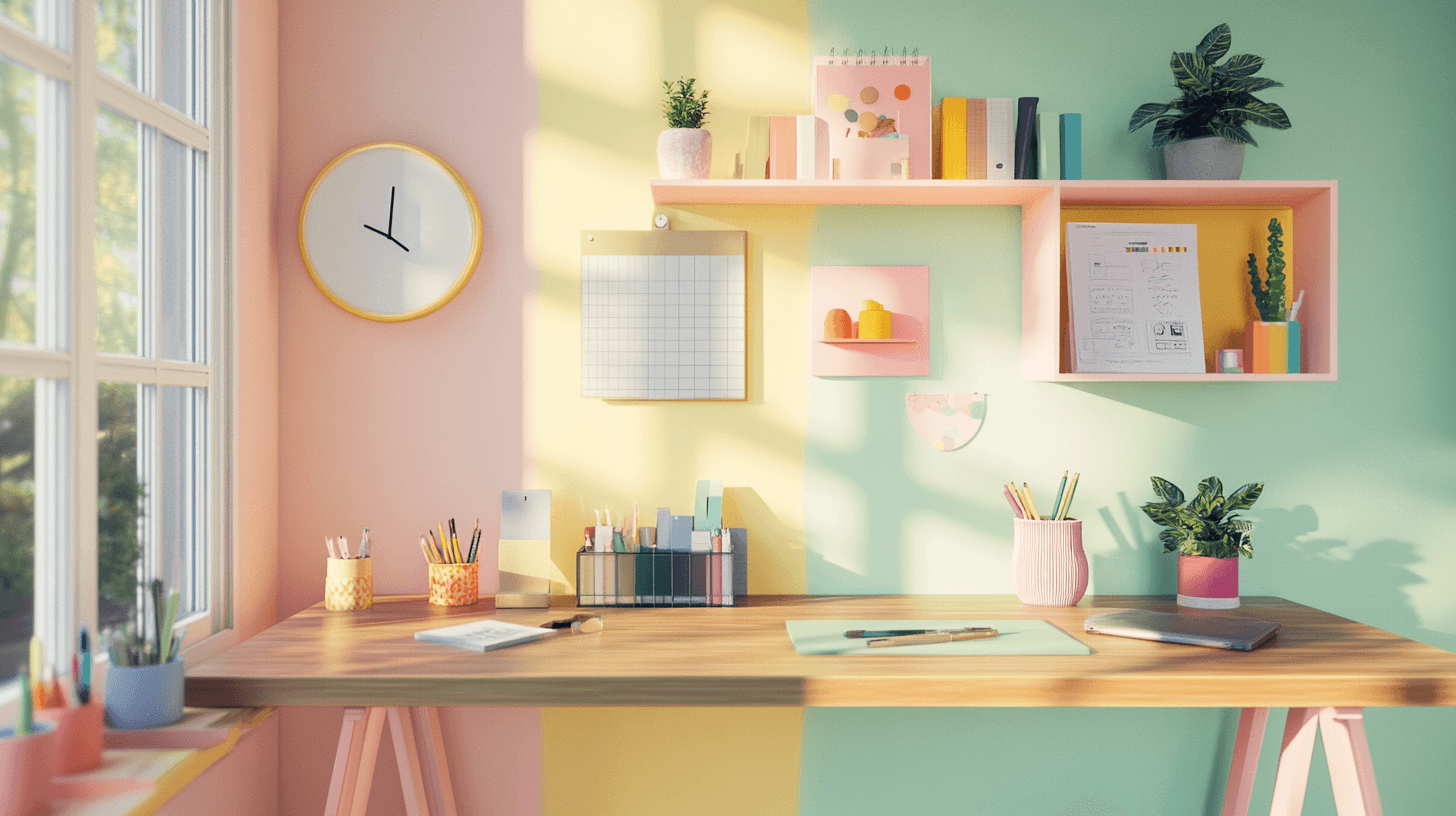 Farbwahl für das Arbeitszimmer zu Hause