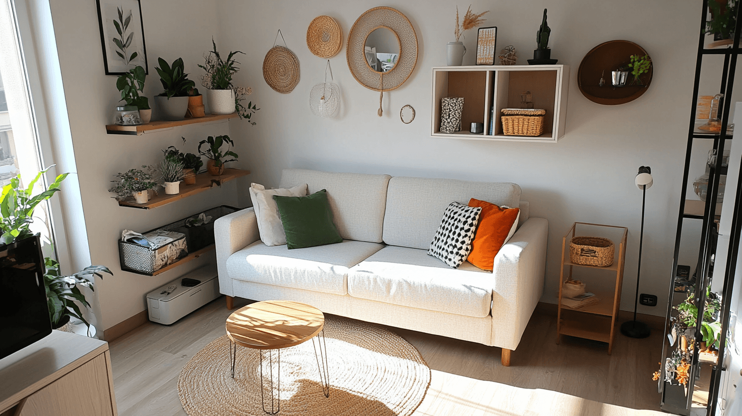 Innovative Konzepte für kompakte Wohnzimmer: Aufbewahrungslösungen und Gestaltung