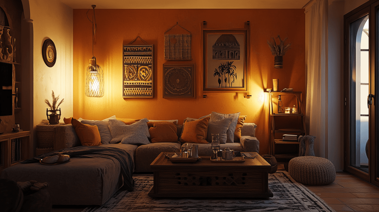 Terrakotta-Farben im Wohnzimmer: Mediterranes Ambiente für dein Zuhause