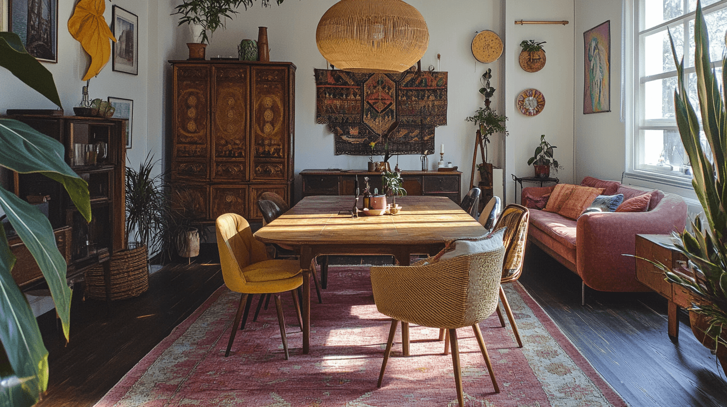 Einrichtung im Boho-Look: Kombination von Vintage und Modernem