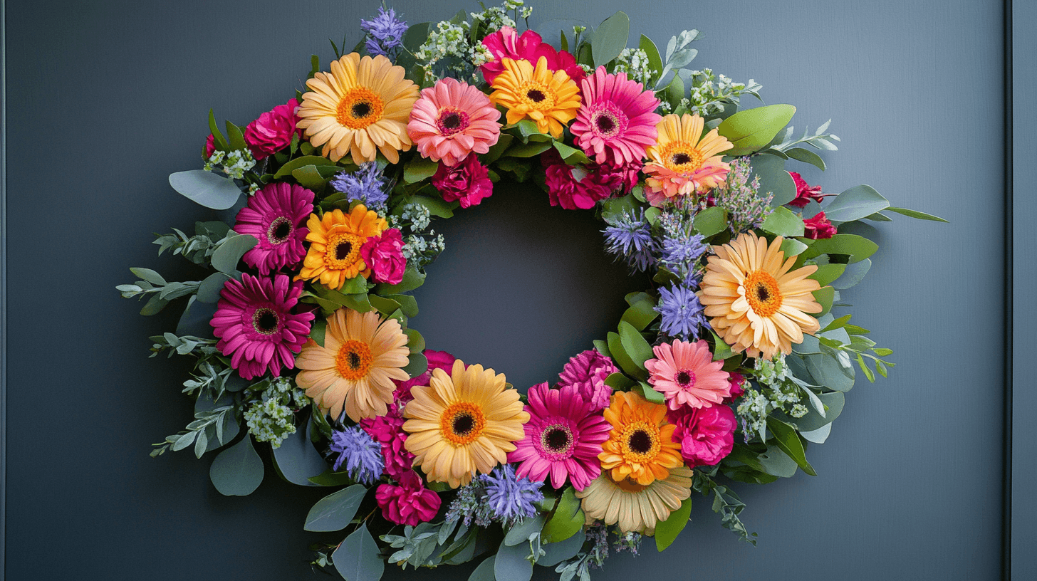 Blumenkränze aus frischen Blumen: Strahlende Farben und betörende Düfte