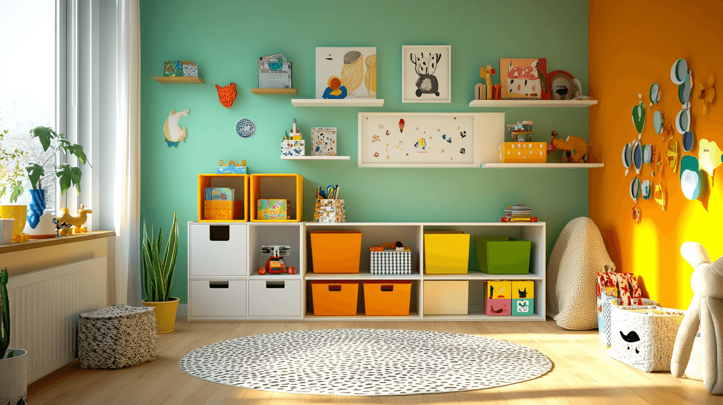 Kinderzimmer mit cleveren Stauraumideen: Spiel und Ordnung vereint