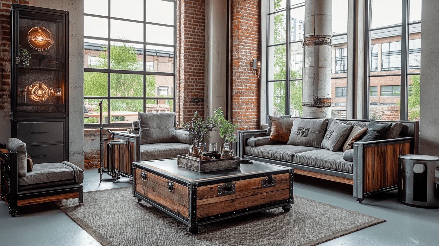 Industrieller Chic: Stilvolle Kombination aus robusten Materialien