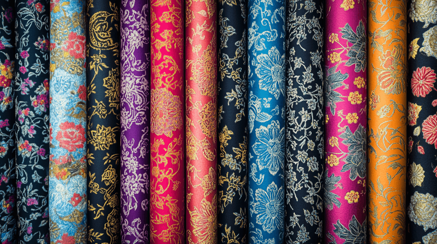 Farbpaletten und Designs im Stil des Orients