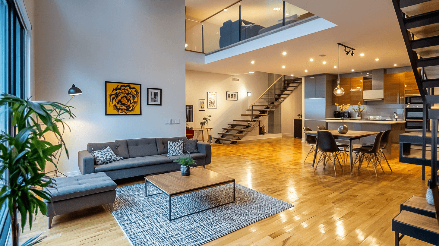 Gestaltung der Raumaufteilung in der Loft-Wohnung: Bereiche definieren