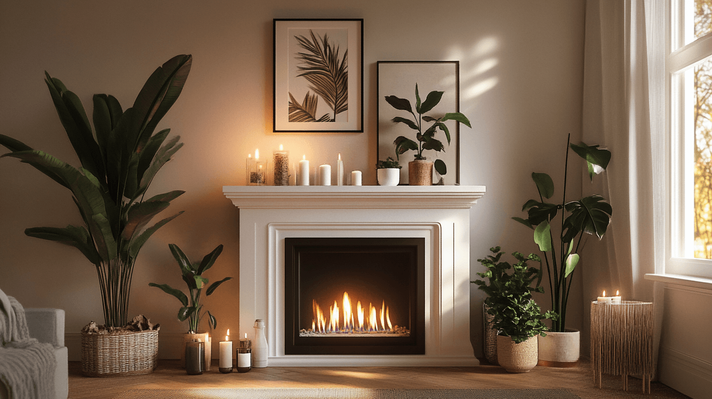 Gestaltungsideen für den Bereich um den Kamin