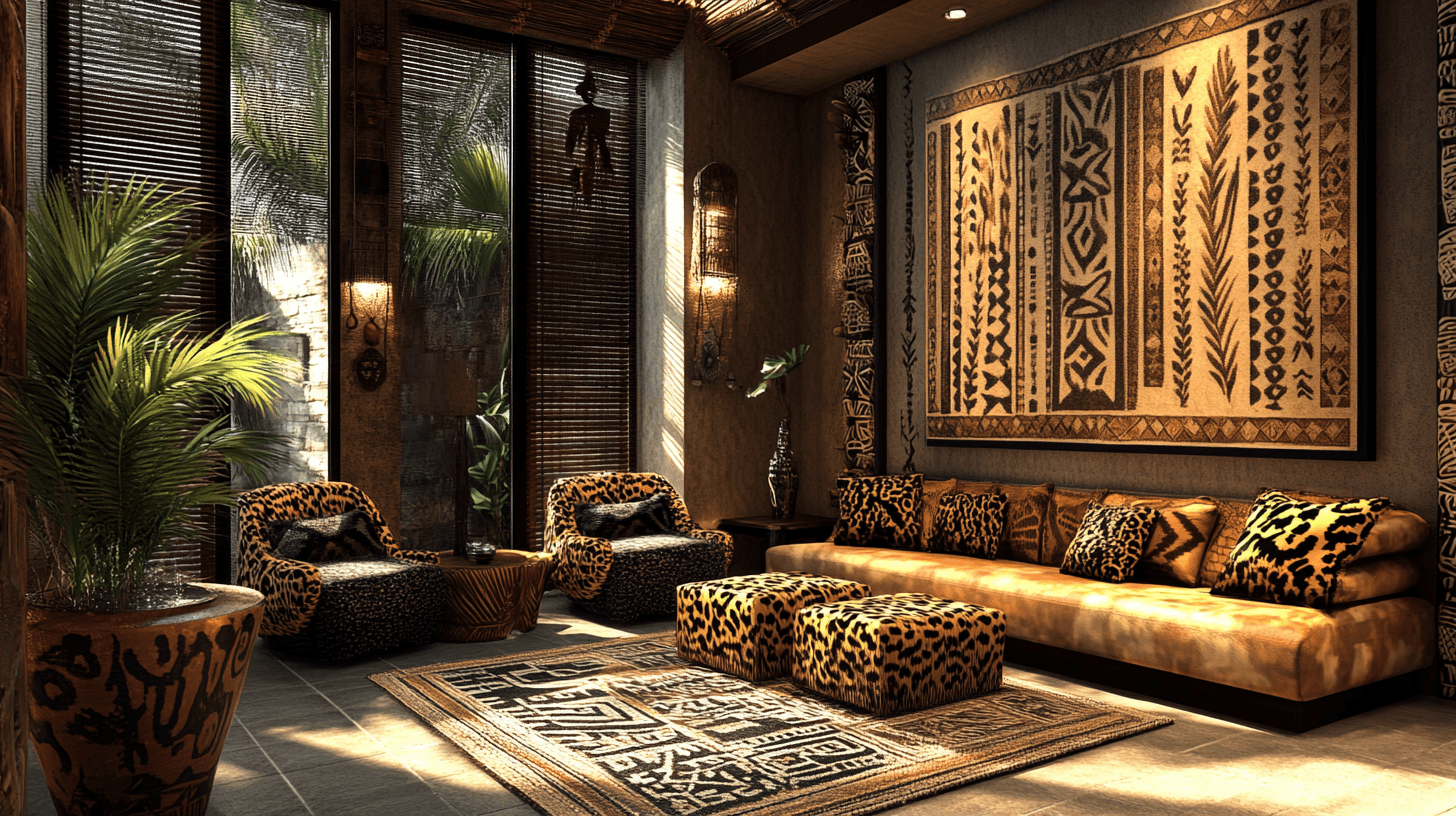 Afrikanischer Safari-Stil in der Dekoration: Setze exotische Highlights