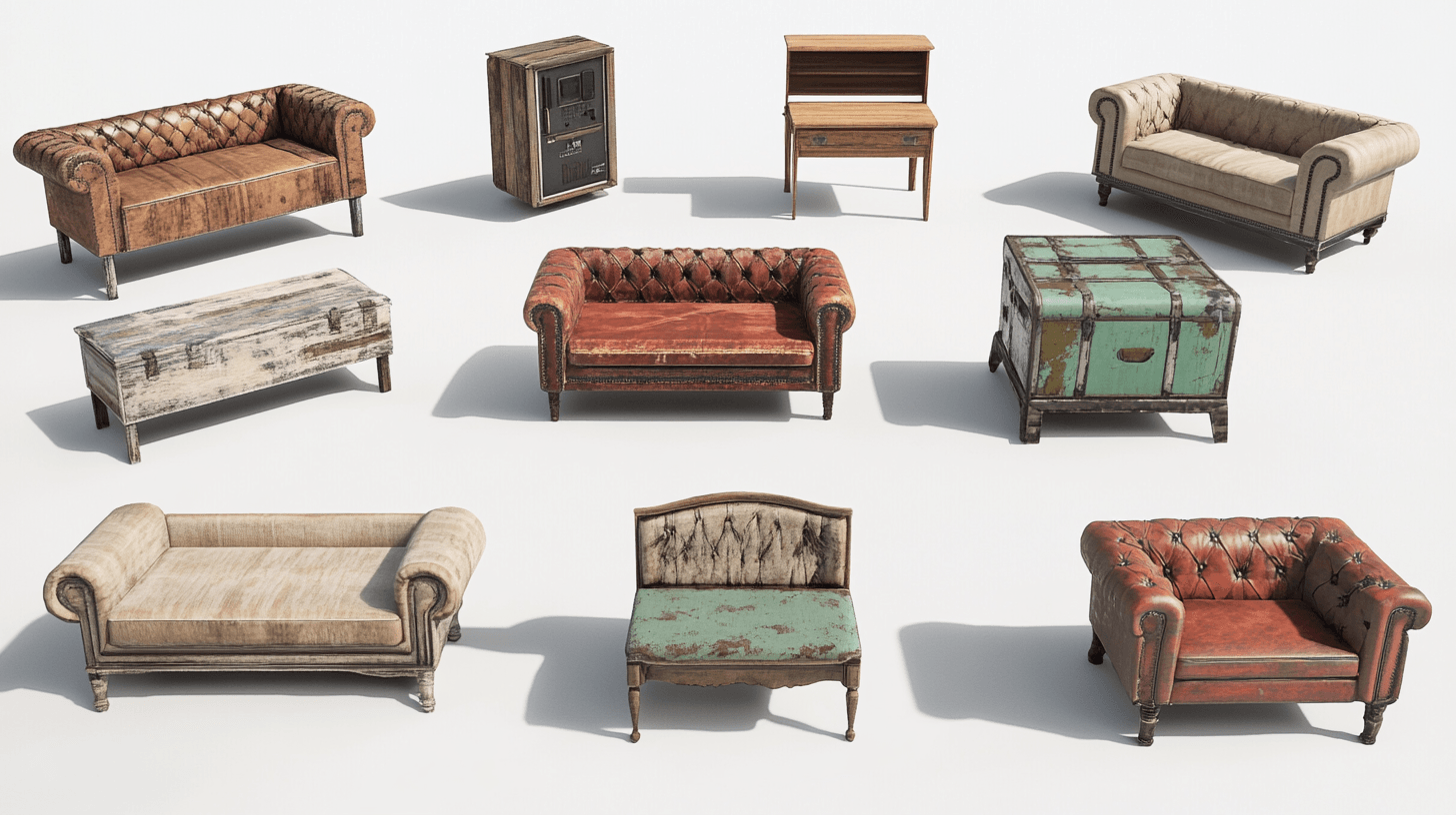 Einrichtung im Boho-Industrial Design