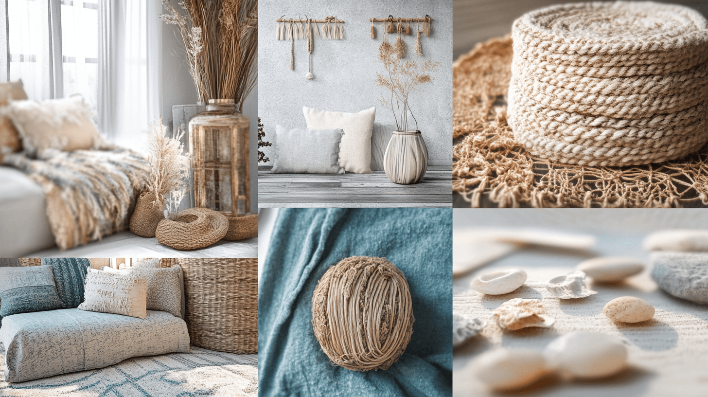 Gestaltung im Scandi-Boho-Look: Texturen und Farben clever nutzen