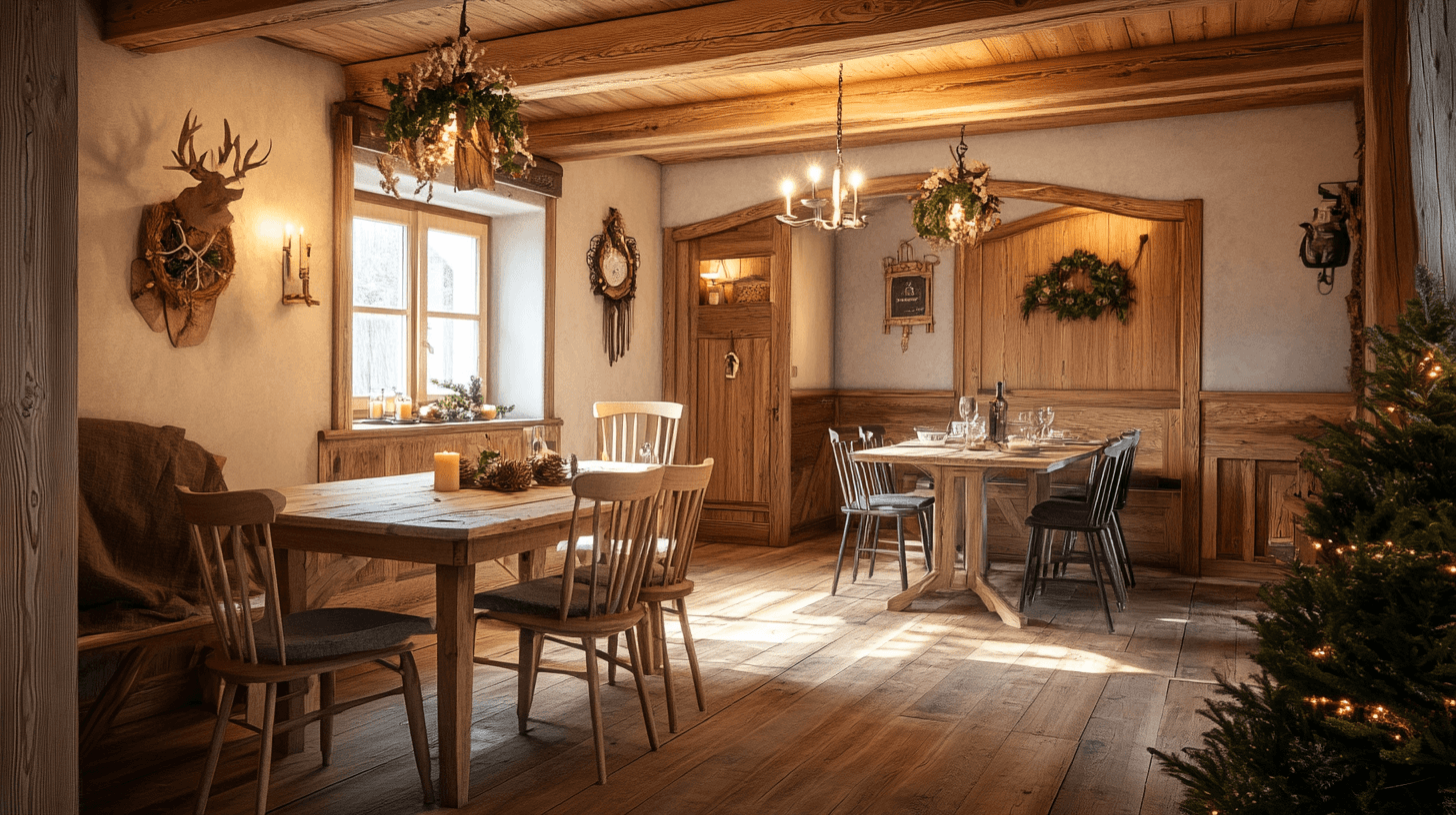 Esszimmer im Landhausstil: Behaglichkeit und Natur harmonisch verbinden