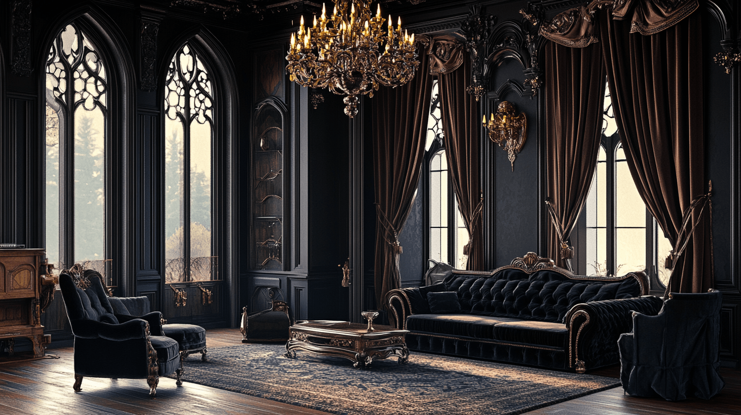 Gothic Revival: Dunkle Töne und beeindruckende Details