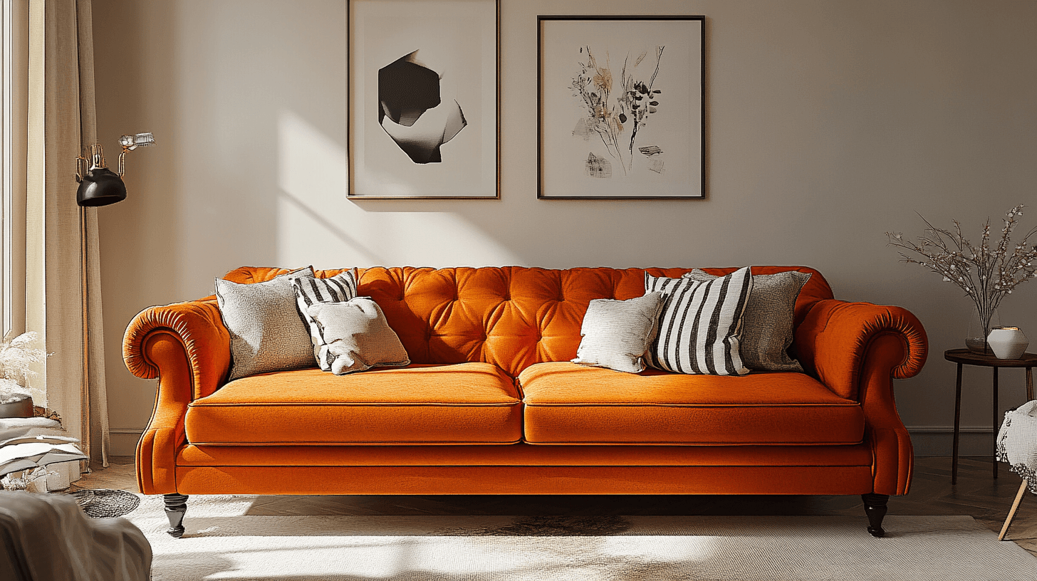 Möbel in Orange als Hingucker