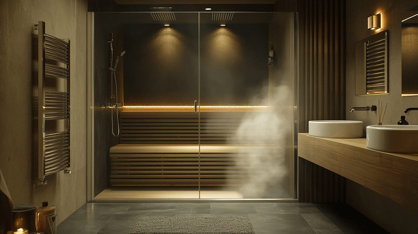 Badezimmer mit eingebauter Sauna: Wellness im eigenen Heim genießen
