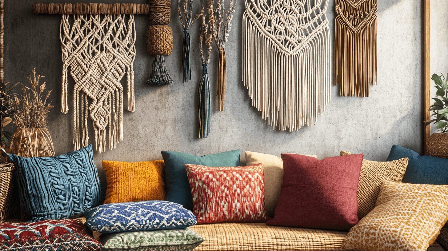 Einrichtung im Boho-Chic-Design