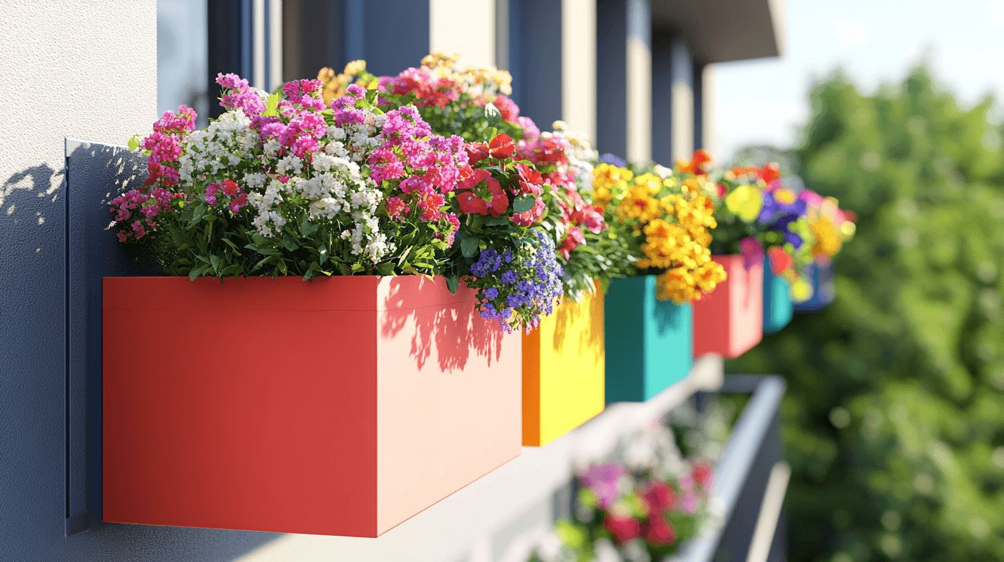 Blumenkästen als dekoratives Element: Frische Blumen für Fenster und Balkon