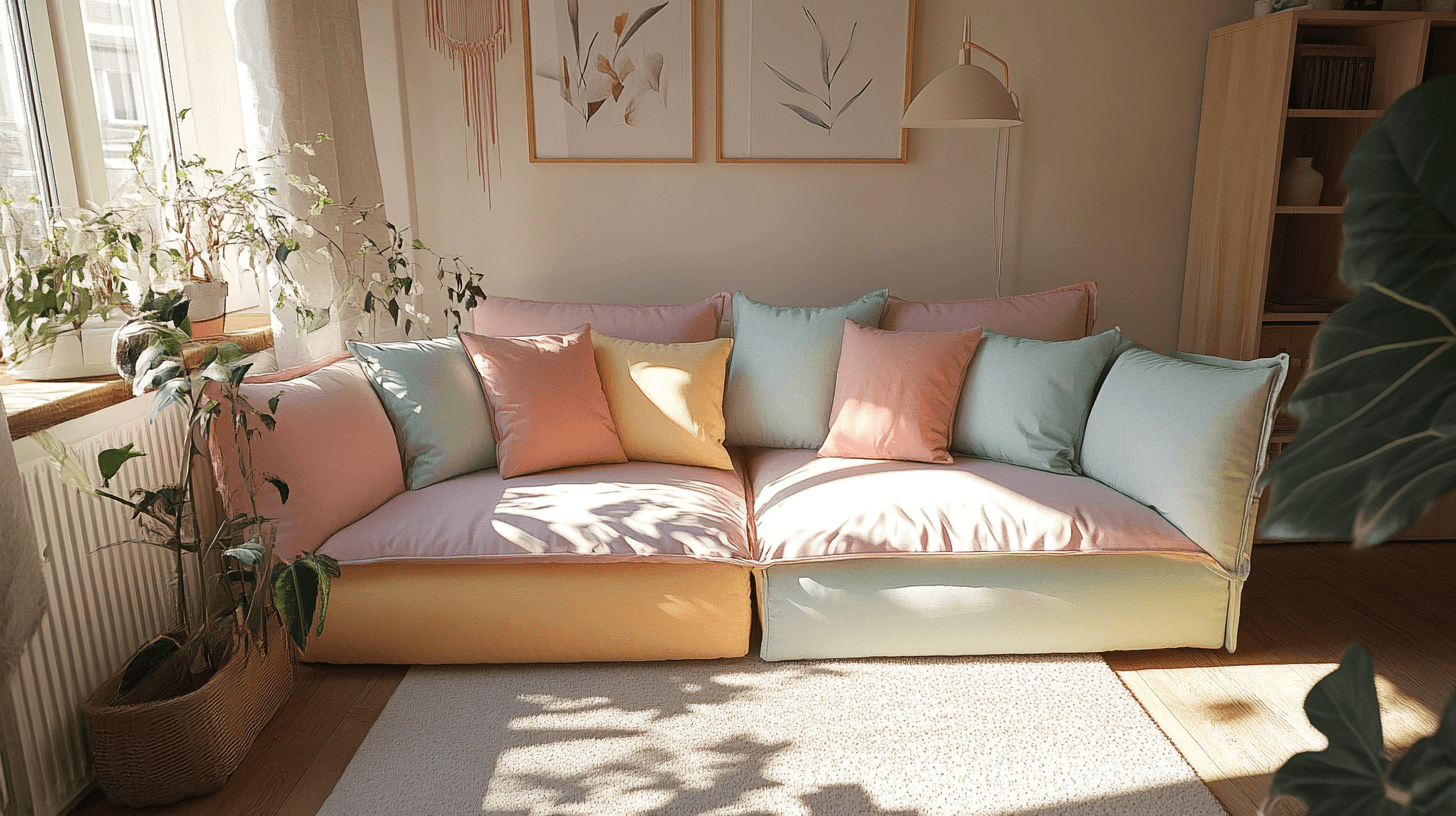 Sofas in Pastelltönen: Das Herzstück deines Wohnzimmers