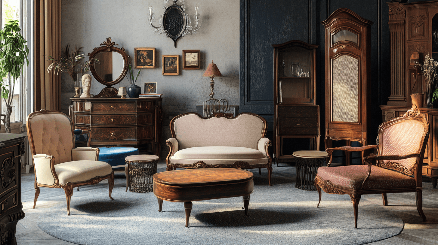 Die Bandbreite an Vintage-Möbeln: Von Art Deco bis hin zu Mid-Century Modern