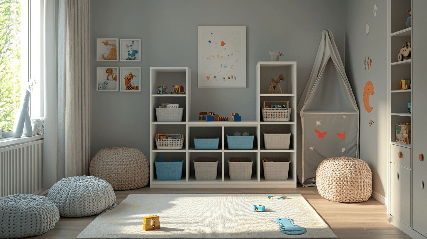 Perfekte Raumgestaltung für Spielspaß und Ordnung