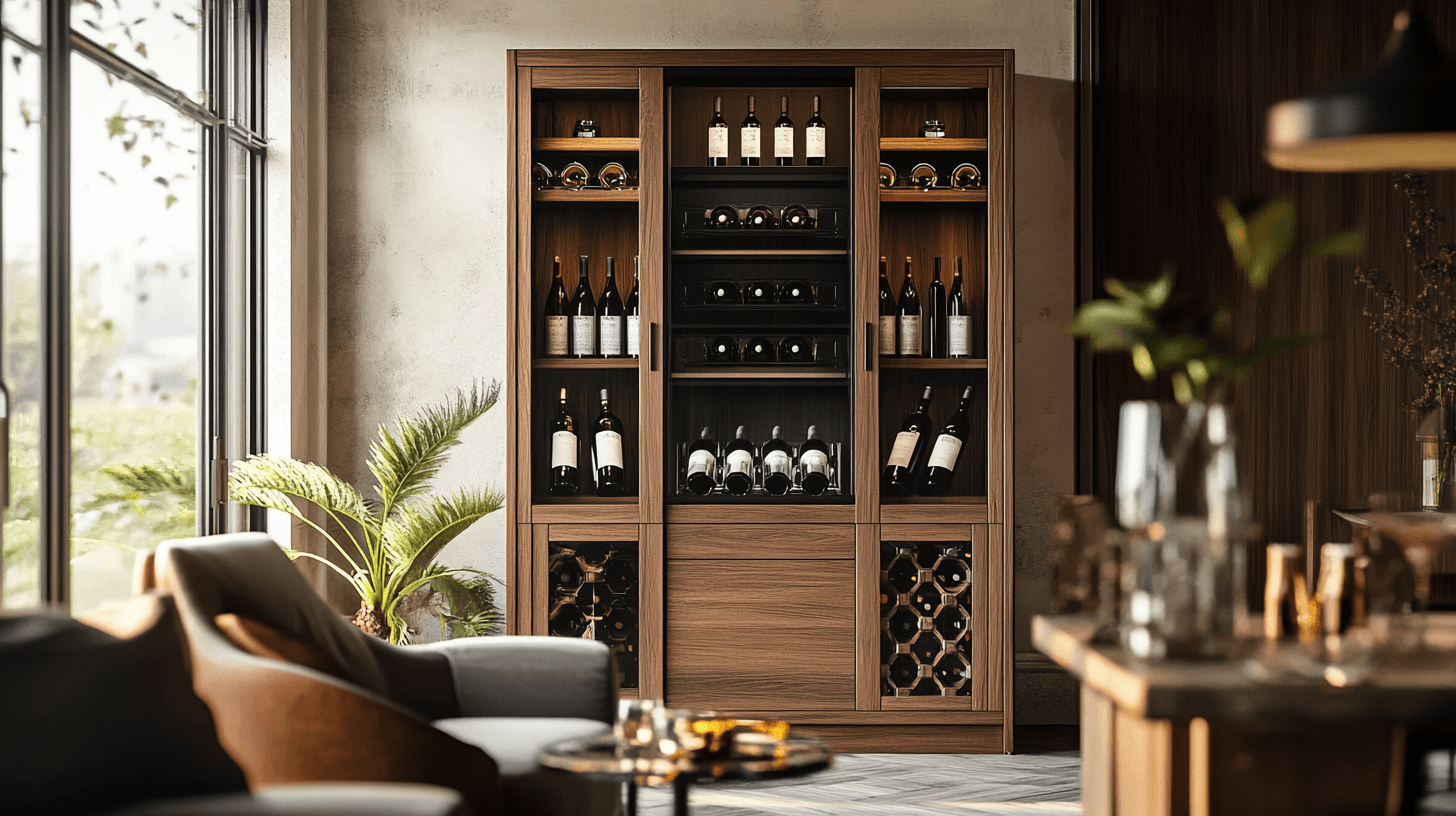 Die verschiedenen Arten von Weinschränken: Designs und Varianten