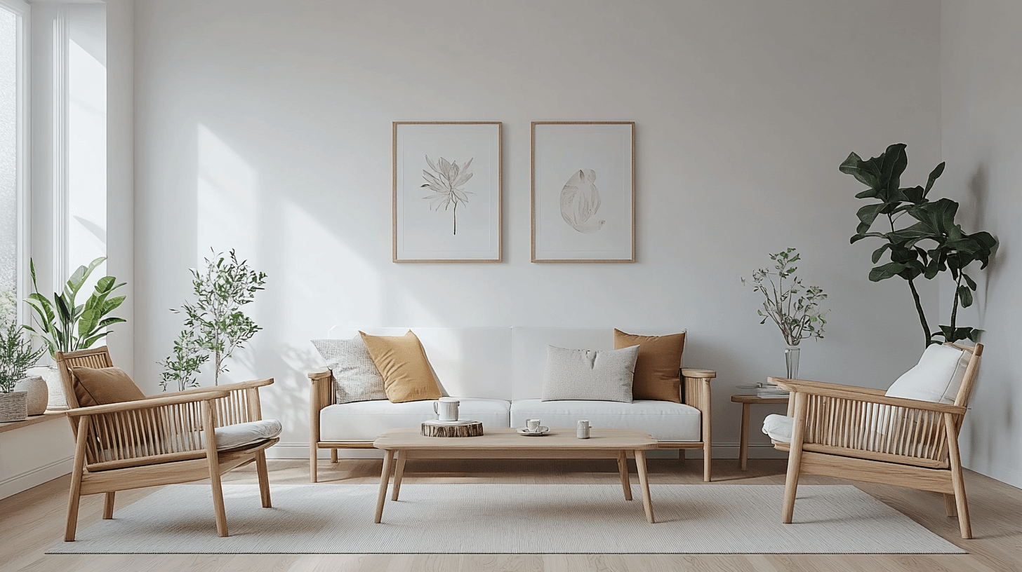 Farbgestaltung im skandinavischen Wohnzimmer: Leichte Nuancen und natürliche Highlights