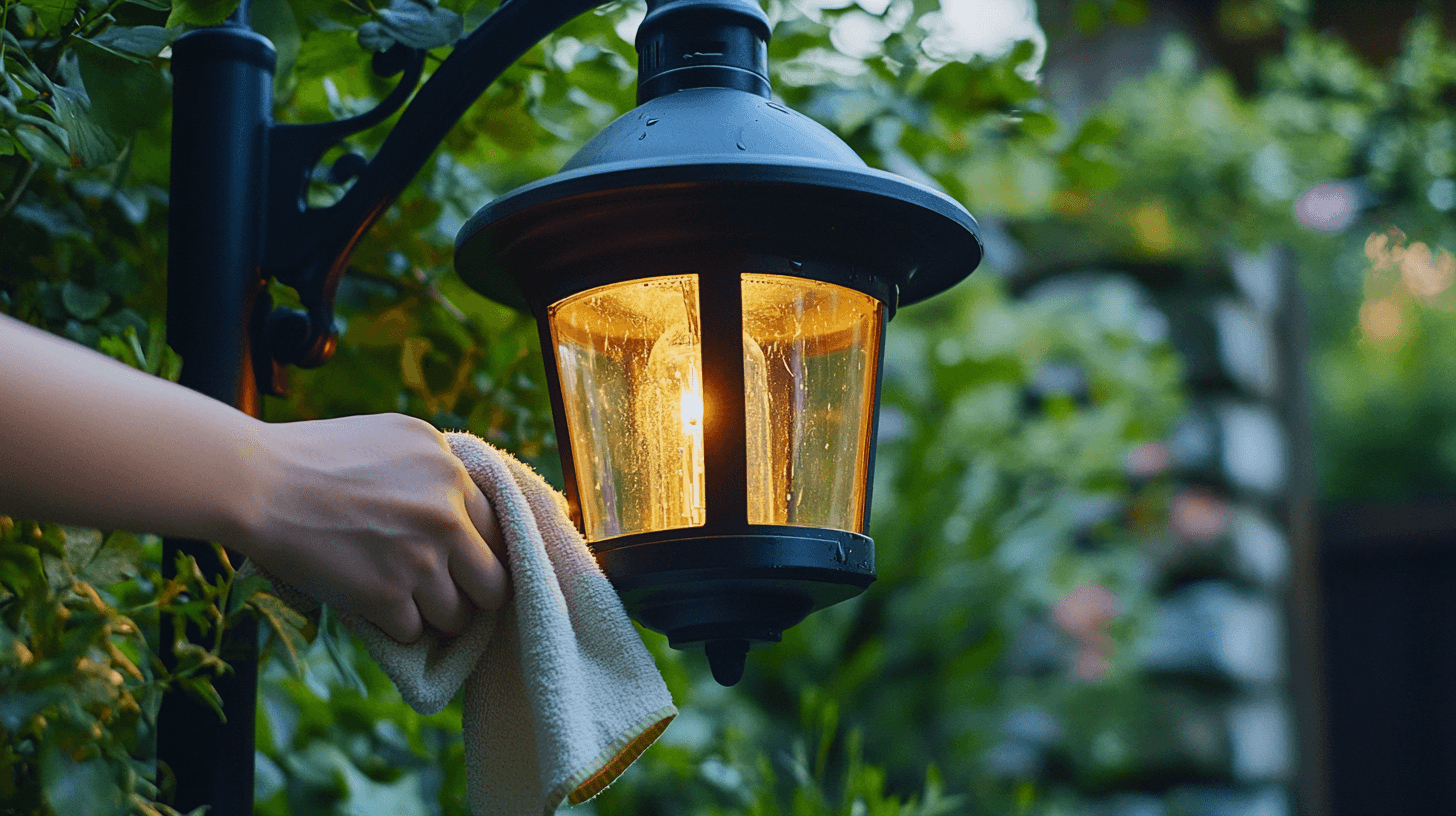 Wartung und Pflege der Beleuchtung im Garten