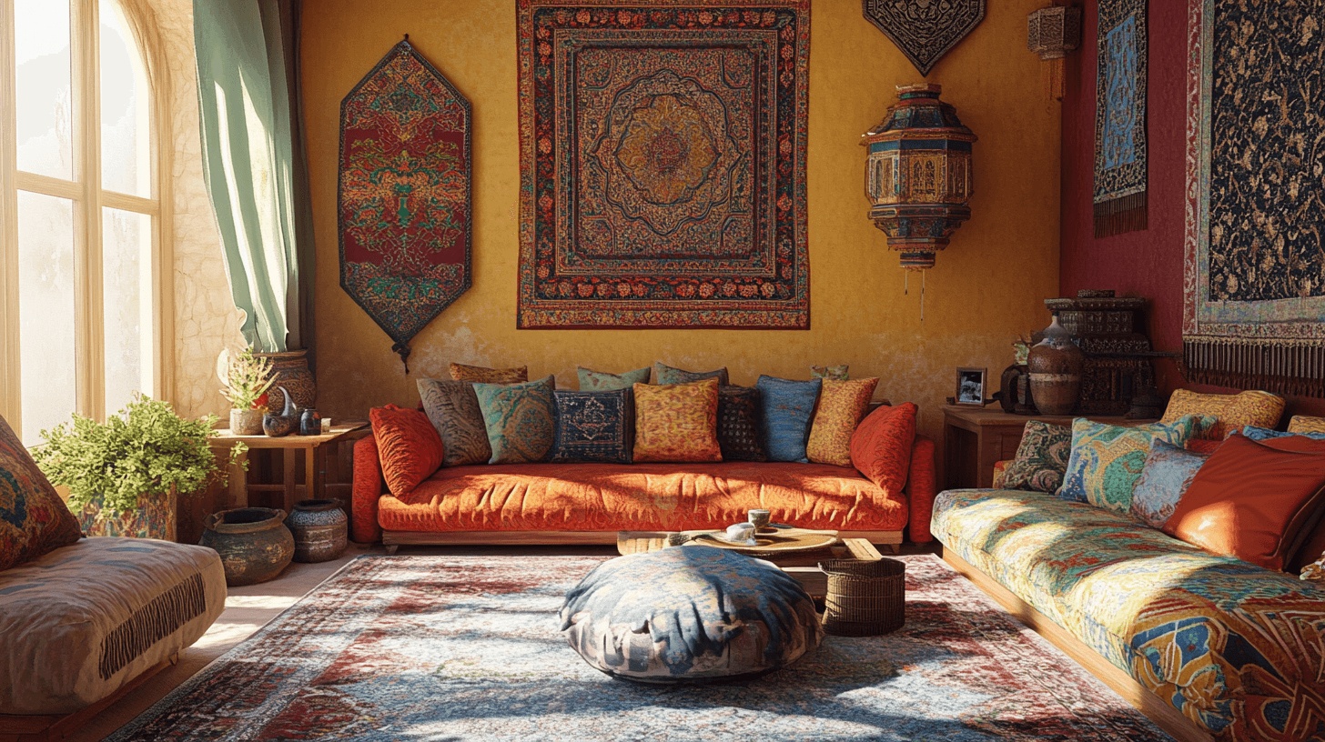 Orientalischer Stil: Farben und Muster aus dem Orient