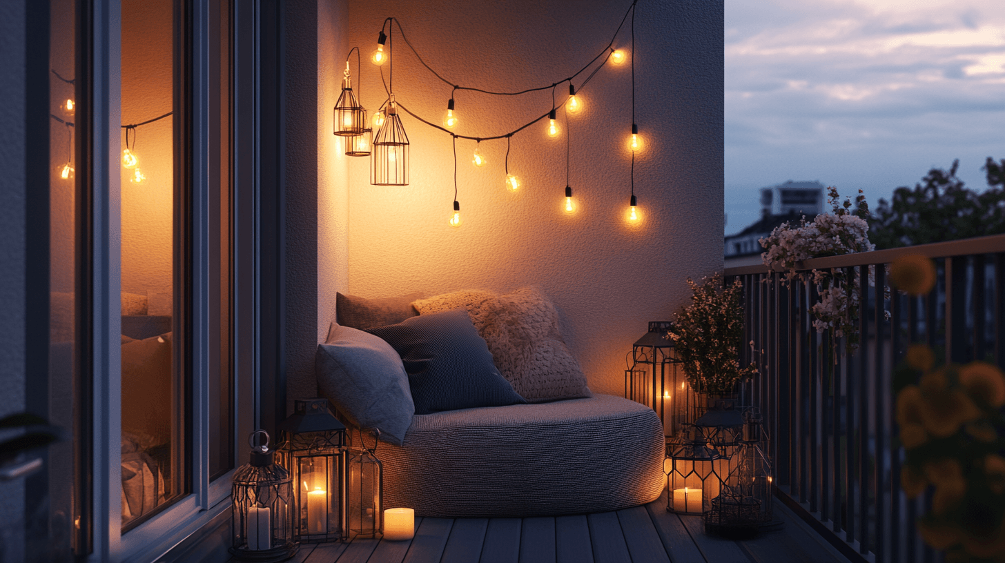 Lichtgestaltung für Balkon und Terrasse: Atmosphärische Beleuchtung für entspannte Abende