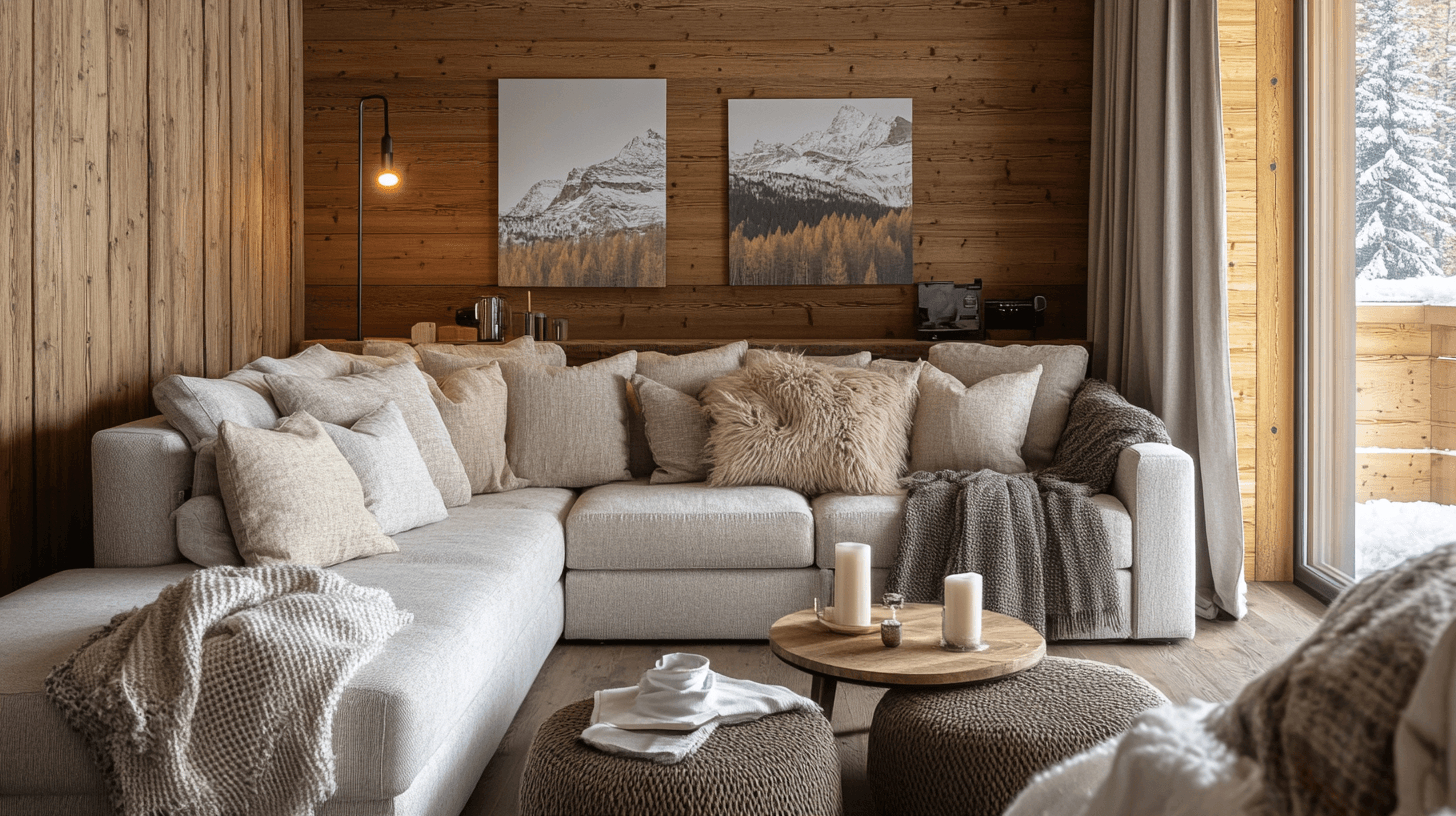 Deko-Elemente im Berg-Chic-Stil