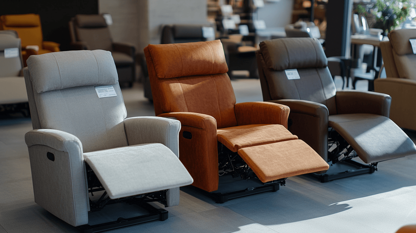 Unterschiedliche Arten von Relaxsesseln