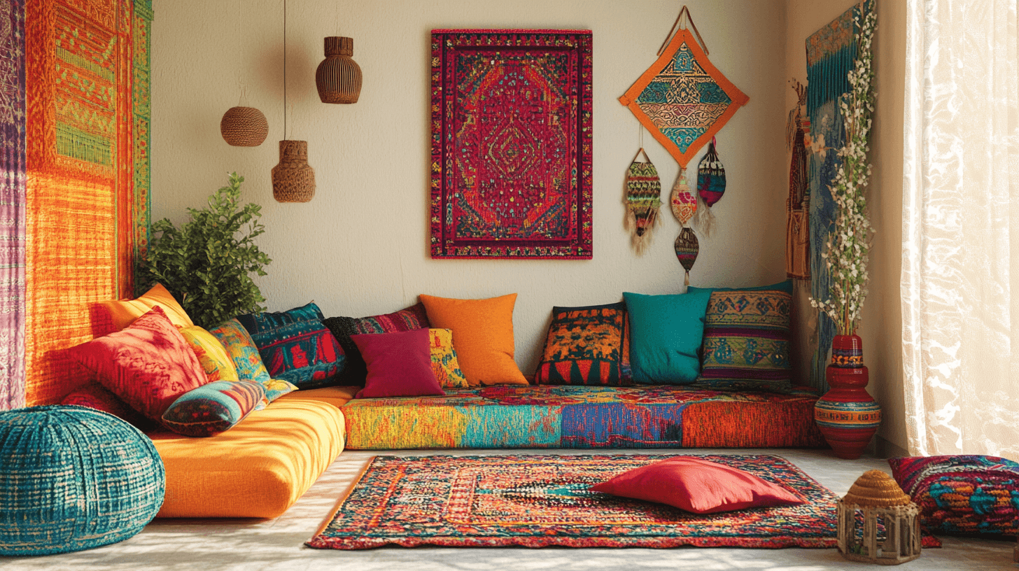 Verwende Dekoration und Accessoires als bunte Akzente