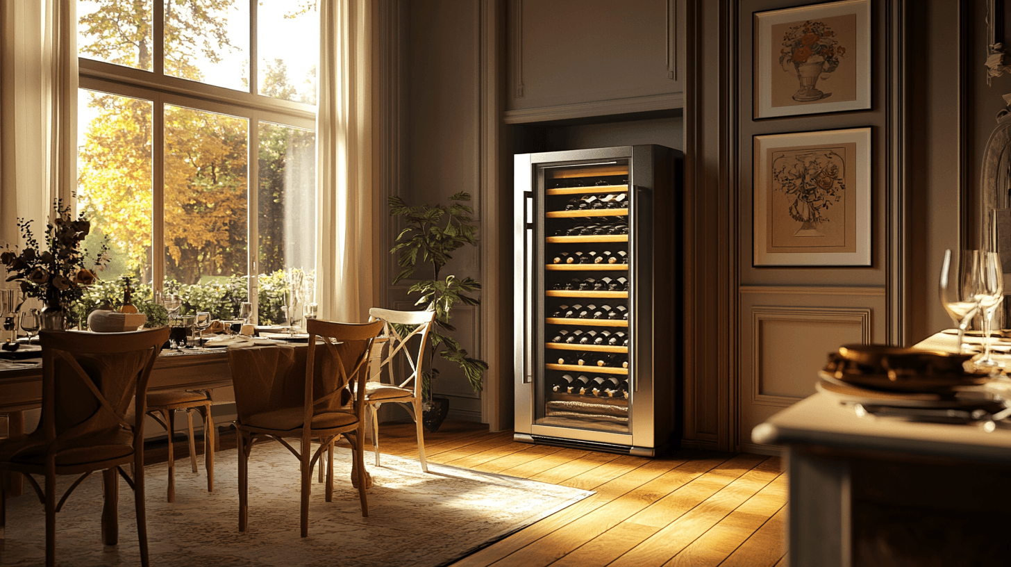 Der optimale Standort für den Weinkühlschrank im Speisezimmer