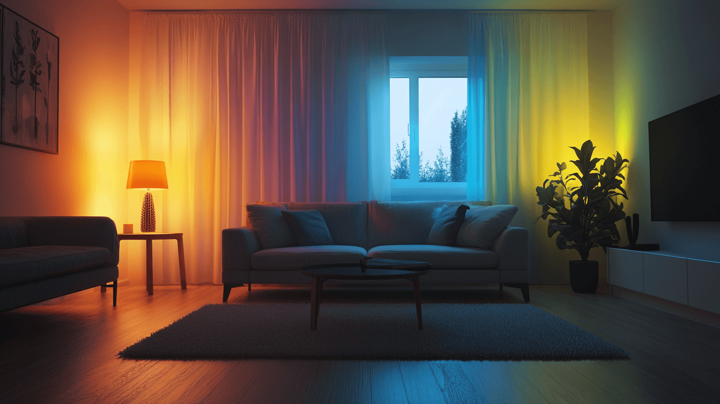 Die Wirkung von Lichtfarben auf die Atmosphäre eines Raumes