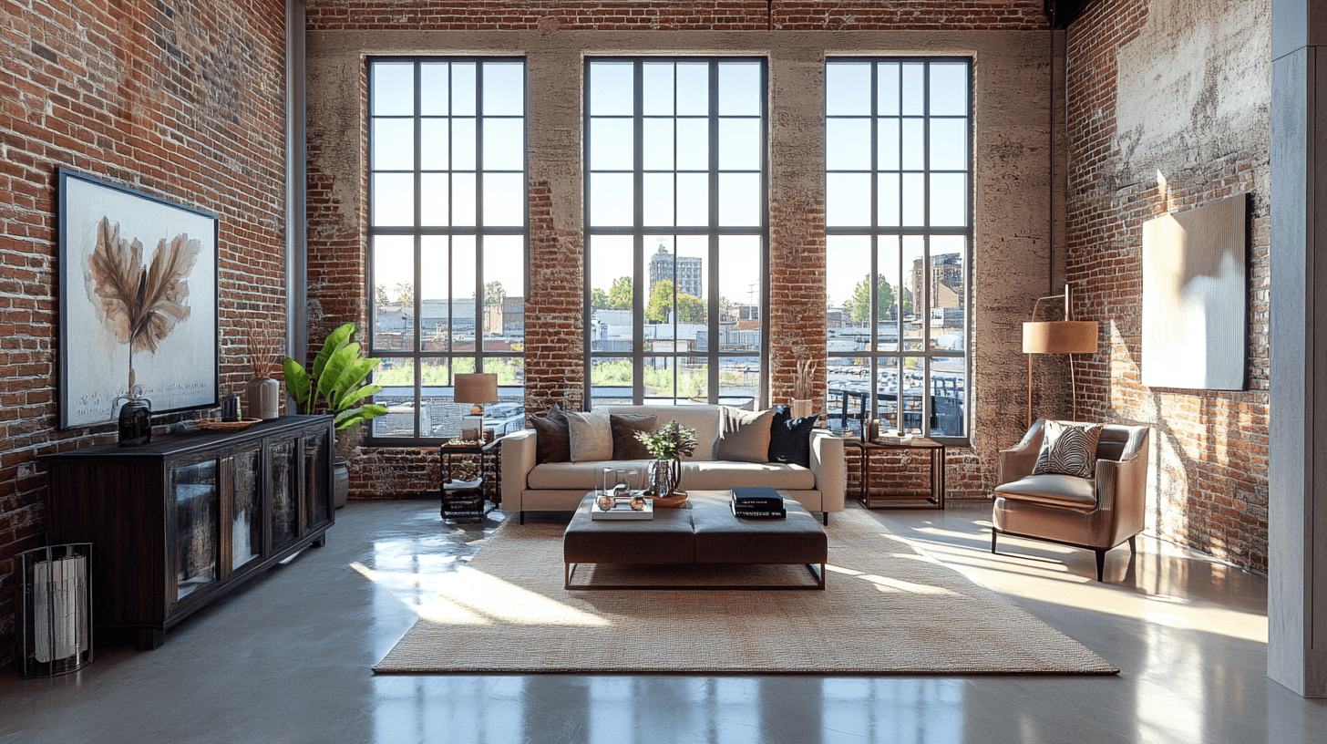 Städtisches Loft: Weitläufig und roh