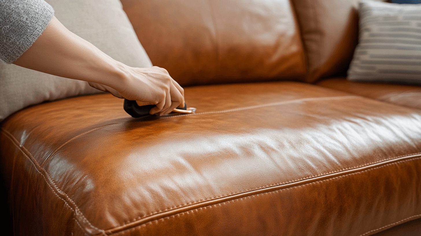 Wartung und Pflege von Ledercouches