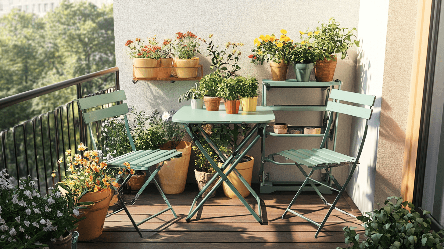 Raumsparende Möbelkonzepte für kompakte Balkone