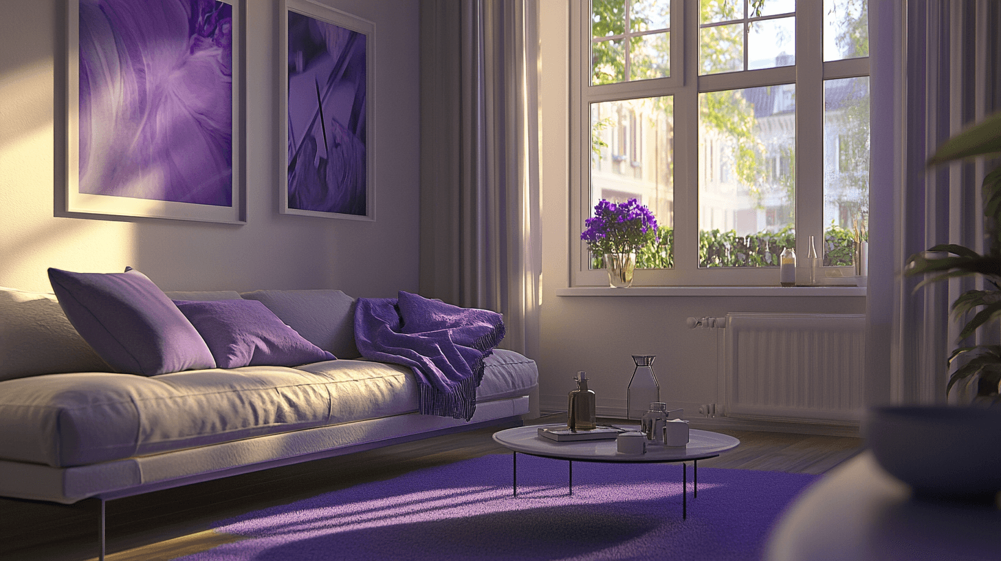Lila Deko-Ideen: Stilvolle Kreativität und Eleganz