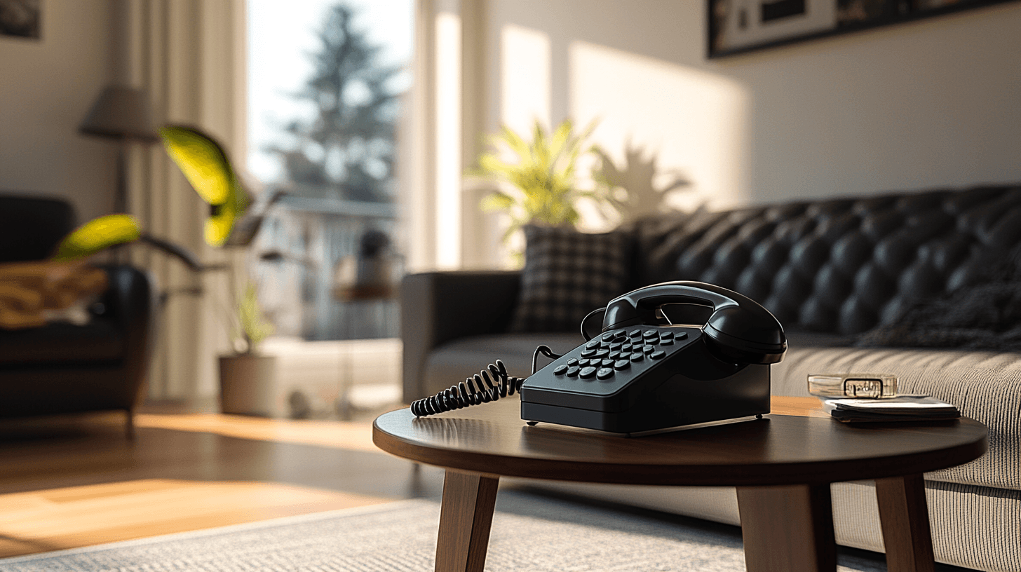 Unterschiedliche Designs von Telefontischen