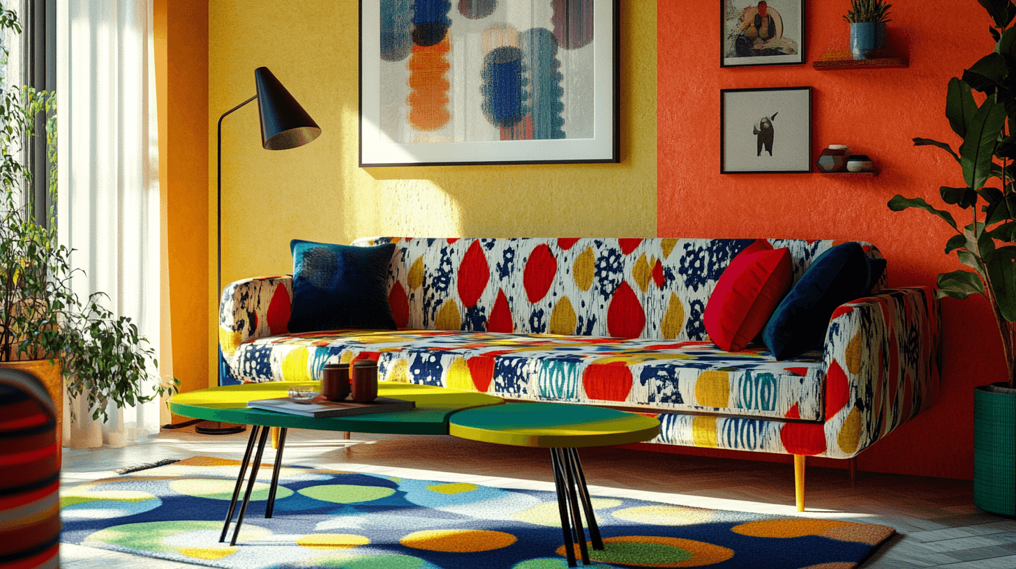 Retro Pop: Bunte Möbel und gewagte Designs